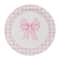 9" Pink Bow & Gingham Dinner Plates, 10ct. by Celebrate It™